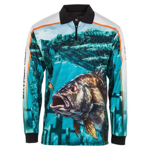 Camisa de pesca de tela de la mejor calidad, diseño personalizado, manga larga, Jersey de pesca de secado rápido a la venta - Product Image 6