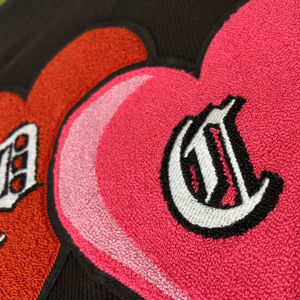 Custom <b>Men's</b> Jersey Chenille Stitched Embroidery T-<b>Shirt</b> Oversized Fit Double Layer Waffle <b>Thermal</b> Soccer Cotton Woven Quick Dry - Product Image 5