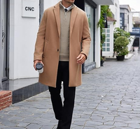 Chandails à fermeture éclair pour hommes, coupe ajustée, pull à col montant en tricot léger, pulls polo décontractés, cardigan