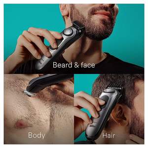 Kit de tondeuse à barbe et corps 8-en-1 étanche All-In-One Série 7 7410, sans fil, 100 minutes d'autonomie, avec 8 outils pour l'entretien masculin - Product Image 5