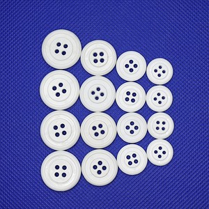 High Quality Recycled PET <b>Button</b> Custom Resin Pearlescent Eco-Friendly White Women Men 4-Hole Shirt <b>Buttons</b> Made in Vietnam - Product Image 4