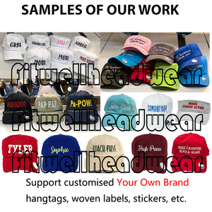 หมวกเบสบอลผ้าเดนิมผ้าคอตตอนล้วนปักโลโก้ของคุณหมวกคุณพ่อแต่งลายเอง - Product Image 6