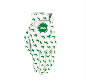 Gant de golf en cuir véritable imprimé avec un motif personnalisé UAA, main droite, antidérapant, unisexe, sport - Product Image 2