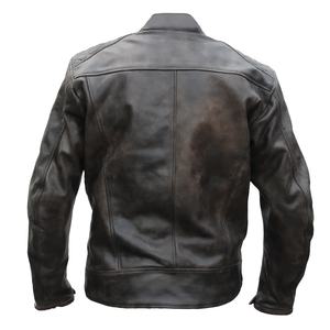 Chaqueta de Motociclista de Cuero para Hombre |   Chaqueta de Montar a Caballo Resistente al Viento, Talla Grande, Aprobada por la CE, para Todas las Estaciones - Product Image 3