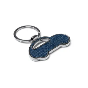 Portachiavi Personalizzati in Denim Dippy, Gadget Promozionali, Moschettoni e Portachiavi - Product Image 3