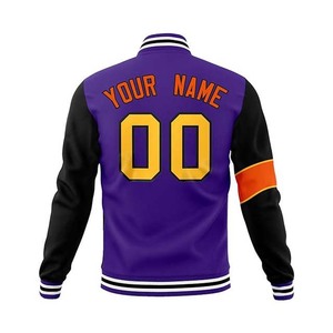 เสื้อแจ็กเก็ตเบสบอลสีน้ำเงินและเขียวใหม่สำหรับผู้ใหญ่และเยาวชนเสื้อแจ็คเก็ตบอมเบอร์แจ็คเก็ตเบสบอลวิทยาลัยน้ำหนักเบา - Product Image 5