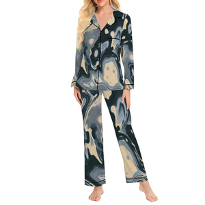Premium Women Cotton Breathable Sleepwear Set Two Piece Pajama Top and <b>Pants</b> Elastic Waist Soft Cozy Nightwear Loungewear Outfit - Product Image 2