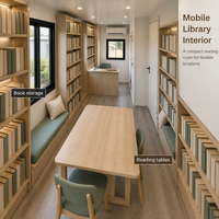 Cabine multifonctionnelle Apple de 40 pieds, adaptée à un usage résidentiel, aux dortoirs du personnel, aux bibliothèques, aux bureaux, aux ateliers de réparation automobile
