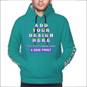 เสื้อสเวตเตอร์ผ้าขนแกะมีฮู้ดสำหรับผู้ชายเสื้อสเวตเตอร์โอเวอร์ไซส์ออกแบบได้ตามต้องการใหม่2025 - Product Image 2