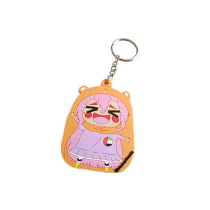 Fabricante OEM personalizado 3D Animal figura suave goma PVC llavero personalizado 2d/3D Anime Logo llavero que hace la máquina para regalo - Product Image 6