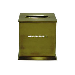 Nouvelle boîte à mouchoirs Designer en métal porte-mouchoirs fait à la main de qualité supérieure vente chaude mariage et fête Ware boîte à mouchoirs en gros - Product Image 4