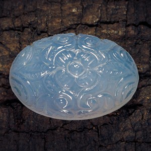 Calcedonia azul hecha a mano de alta calidad, piedra preciosa tallada, corte ovalado Natural, cambio de Color, la mejor joyería a granel, piedras preciosas sueltas - Product Image 3