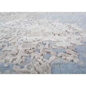 Tapis Kavi bleu noué à la main en laine et soie de bambou, collection Project Error, motif abstrait pour usage domestique Esk-661 - Product Image 3