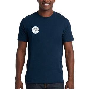 T-shirts ajustés 100 % coton et polyester/coton, personnalisables, écologiques et respirants, couleur bleu roi - Product Image 5