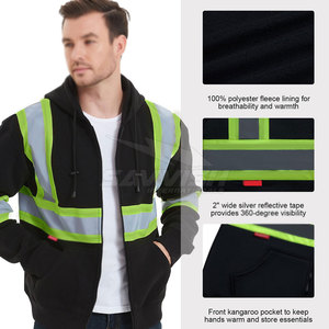 Sudadera de Seguridad de Manga Larga con Nuevo Diseño, Algodón y Poliéster, Precio al por Mayor, Sudadera de Alta Visibilidad Hecha en Pakistán - Product Image 6