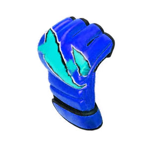 ถุงมือชกมวยสำหรับผู้ใหญ่ถุงมือฝึกชกมวย MMA หนังแท้ขนาด6ออนซ์ดีไซน์2025ออกแบบได้ตามต้องการ - Product Image 5