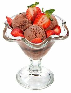 Cuenco de cristal de forma única para helado, postre o bagatela, adecuado para cafeterías de estilo de cocina moderna o exhibiciones de buffet - Product Image 6