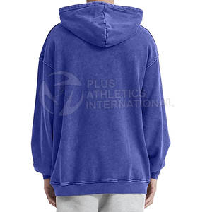 Sudaderas con capucha de lavado ácido de moda para hombres Sudadera con capucha de manga larga mezclada de algodón para estilo urbano Sudaderas con capucha de lavado ácido de alta calidad para hombres - Product Image 2