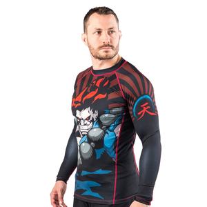 Wholesale High Quality Customized Printing Rashguard Oem Manufacturers Suppliers Running Fitness Compression <b>BJJ</b>/MMA <b>Rash</b> <b>Guard</b> - Product Image 5