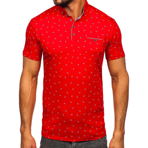 Camisa de Golf de Alta Calidad para Hombre, Diseño Personalizado, Manga Corta, Antiarrugas, Deportiva, Casual, Elegante, Bordada, Estampada, Tejida - Product Image 1