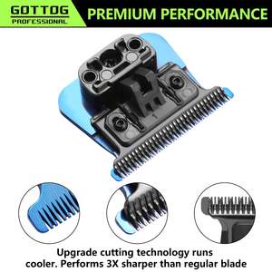 Lames de rechange en acier inoxydable à écartement zéro pour toutes les tondeuses, compatibles avec les tondeuses bleues. - Product Image 4