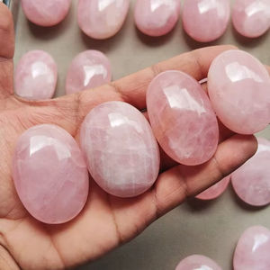 Rose Quartz Palmstone Best Selection Rose Quartz Palmstone - Product Image 1
