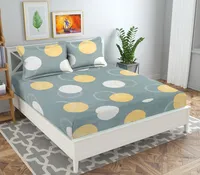 100% Baumwolle Blumenmuster Umweltfreundliche Waschbare Tagesdecke Kissenbezüge Bettdecke Individuelle Designs Weiß Andere Farben für den Hausgebrauch