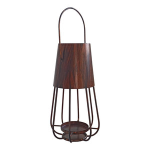 Vente chaude croix-anneau bougie lanterne luxe minimaliste or brossé pour la décoration de la maison pour Noël autres occasions expédiées - Product Image 1