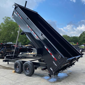 Remolque volquete telescópico 7x16 16K 8 toneladas a la venta Remolque basculante hidráulico resistente - Product Image 1