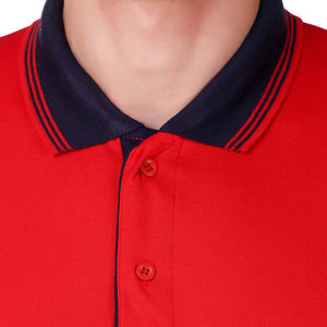 Nouveau de haute qualité 2024 Logo personnalisé hommes Streetwear séchage rapide léger grande taille manches courtes multicolore col polo T-Shirts - Product Image 5