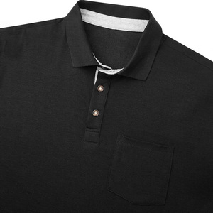 เสื้อโปโลผู้ชายแบบสั่งทำได้มีการพิมพ์โลโก้ OEM วัสดุผ้าฝ้ายสไตล์สตรีทและบริการสร้างแบรนด์ - Product Image 4