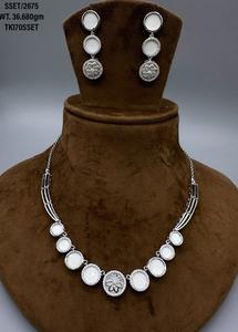 Luxury Red Gemstone Zircon Pendant Necklace Jewellery Sets 925 <b>Sterling</b> <b>Silver</b> Zircon Jewellery Necklaces Earrings Set for Bride - Product Image 6