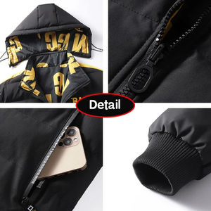 Venta caliente personalizado impreso sublimación burbuja chaqueta Streetwear moda Regular Fit invierno desgaste grueso cálido Puffer chaqueta de los hombres - Product Image 6