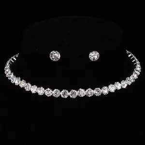 Collar de tenis de oro 9K 14K 18K con diamantes cultivados en laboratorio, gargantilla de diamantes CVD, joyería fina para mujer, elegante regalo de aniversario al por mayor - Product Image 3