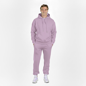 Ensemble survêtement polaire pour homme 300 g/m² avec logo personnalisé, tenue de sport d'hiver chaude, sweat à capuche et pantalon de jogging, fournisseur en gros - Product Image 6