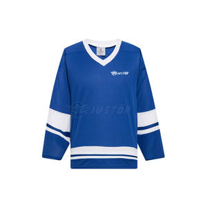 Jersey de hockey sobre hielo para hombre de tamaño adulto hecho a medida Jersey de hockey sobre hielo liso de equipo barato personalizado - Product Image 1