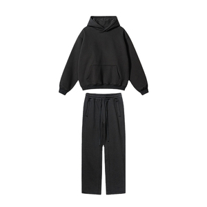 Sweat à capuche pour homme en coton éponge français de haute qualité 430 grammes Streetwear avec logo personnalisable pour l'hiver - Product Image 6