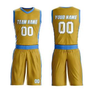 Uniformes de Baloncesto de la Mejor Calidad, Hechos a Medida, 100% Poliéster, Nuevo Diseño, Conjuntos de Uniformes de Baloncesto para Venta en Línea - Product Image 4