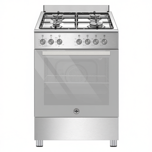Cocina de Gas La Germania de 4 Zonas con Horno de Gas SE664GX 24 de Acero Inoxidable Clase A 59.8 X 61 X 89.3 cm - Product Image 2