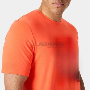 T-shirt en coton lourd avec logo personnalisé, tee-shirt streetwear vierge de qualité supérieure, service de fabrication OEM, tissu durable, confort élevé - Product Image 6