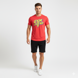 Camiseta de Cuello Redondo para Hombre, Material de Algodón Premium, Cómoda, Transpirable, Estilo Casual, Color Sólido, Duradera, para Uso Diario - Product Image 1