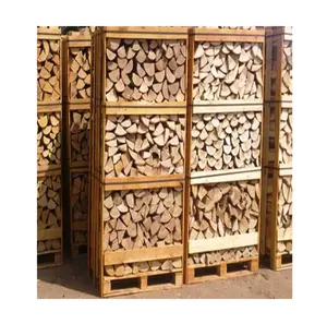 Hoge Kwaliteit Gedroogd Brandhout-Eiken/Es/Sparren/Beuken/Berkenhout Voor Het Verbranden Van Goedkope Prijs