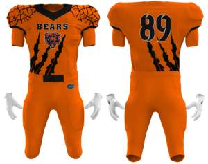 Uniforme de football américain en sergé imprimé numérique personnalisé en gros, ensembles pour hommes, drapeau de haute qualité, vêtements de football américain - Product Image 2