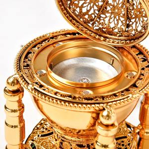 Middle East Luxury Oud Bakhoor Incense <b>Burner</b> For Fragrance Amazing Incense Holder Housewarming Gifts - Product Image 5