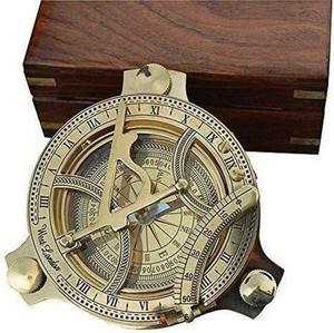 Top Demanded Brass Mini Magnetic Pocket <b>Compass</b> with <b>Antique</b>/Modern Style for Art Collectible Use Available for Wholesale Supply - Product Image 1