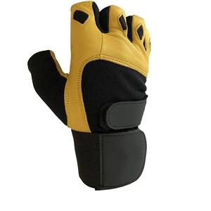 Guantes de fitness para gimnasio con logotipo personalizado de alta calidad, Material de cuero de primera calidad, Mejor Tarifa, nuevo estilo deportivo al aire libre, venta al por mayor - Product Image 3