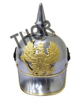 Casque d'armure allemand prussien Pickelhaube à pointes Wwi Casque