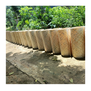 Nuevo panel de correas de bambú ecológico para decoración de techo en villas, resorts de aspecto natural con excelentes precios - Product Image 1