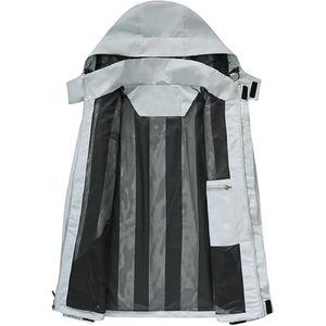 Chaqueta deportiva informal a prueba de agua a la moda para hombre para primavera LOGOTIPO personalizado en procesamiento con revestimiento frontal - Product Image 3