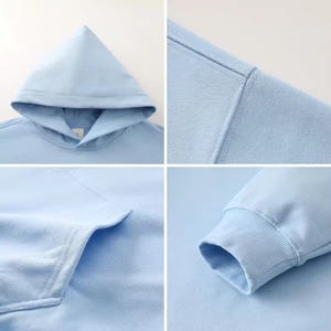 เสื้อฮู้ดดี้ผู้ชายไซส์ใหญ่ ผ้าฟลีซคอตตอน 100% หนัก 280GSM คุณภาพสูง สำหรับฤดูหนาว  แบบเรียบ สามารถสกรีนลายได้ - Product Image 2